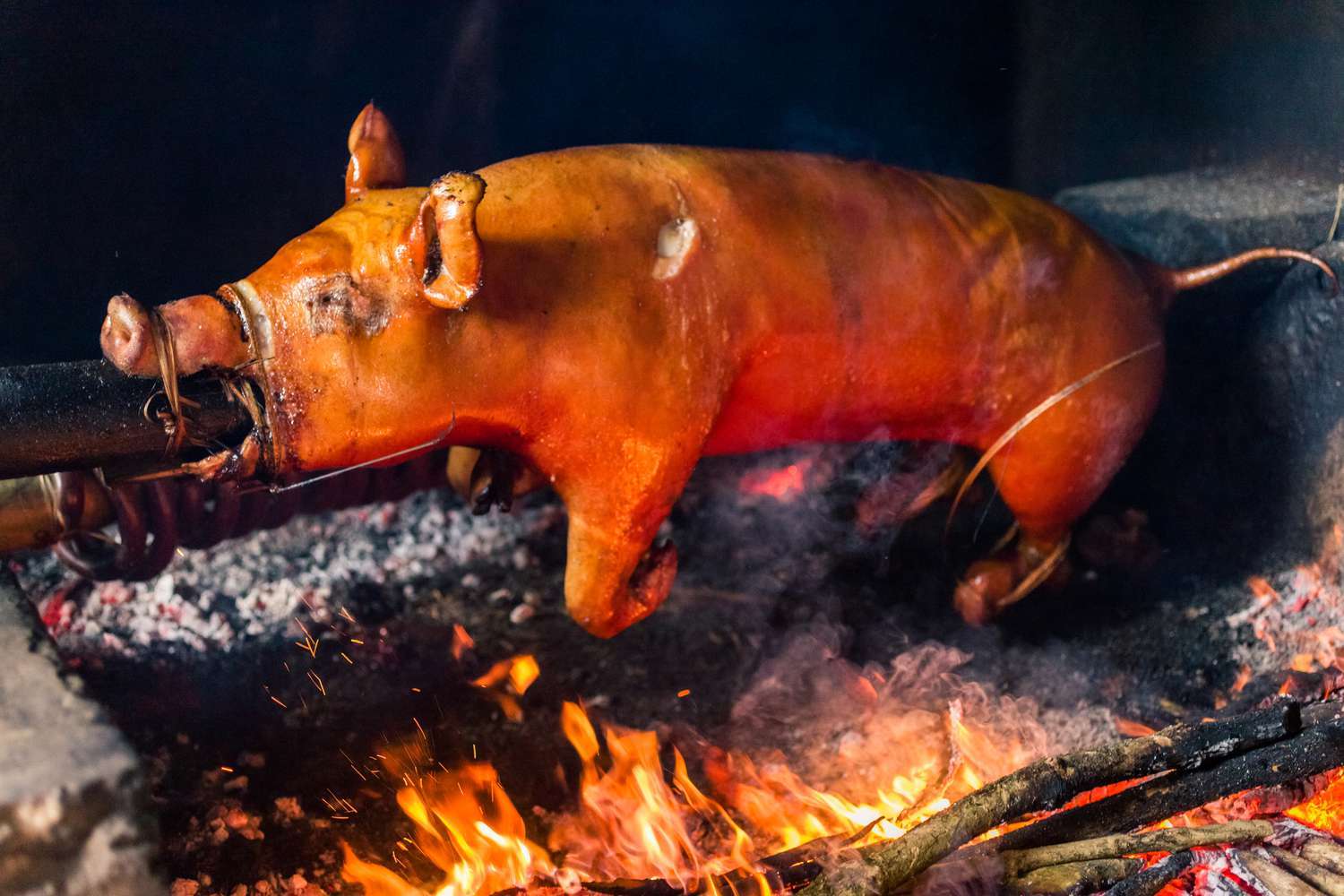 Spit Roasted Pig